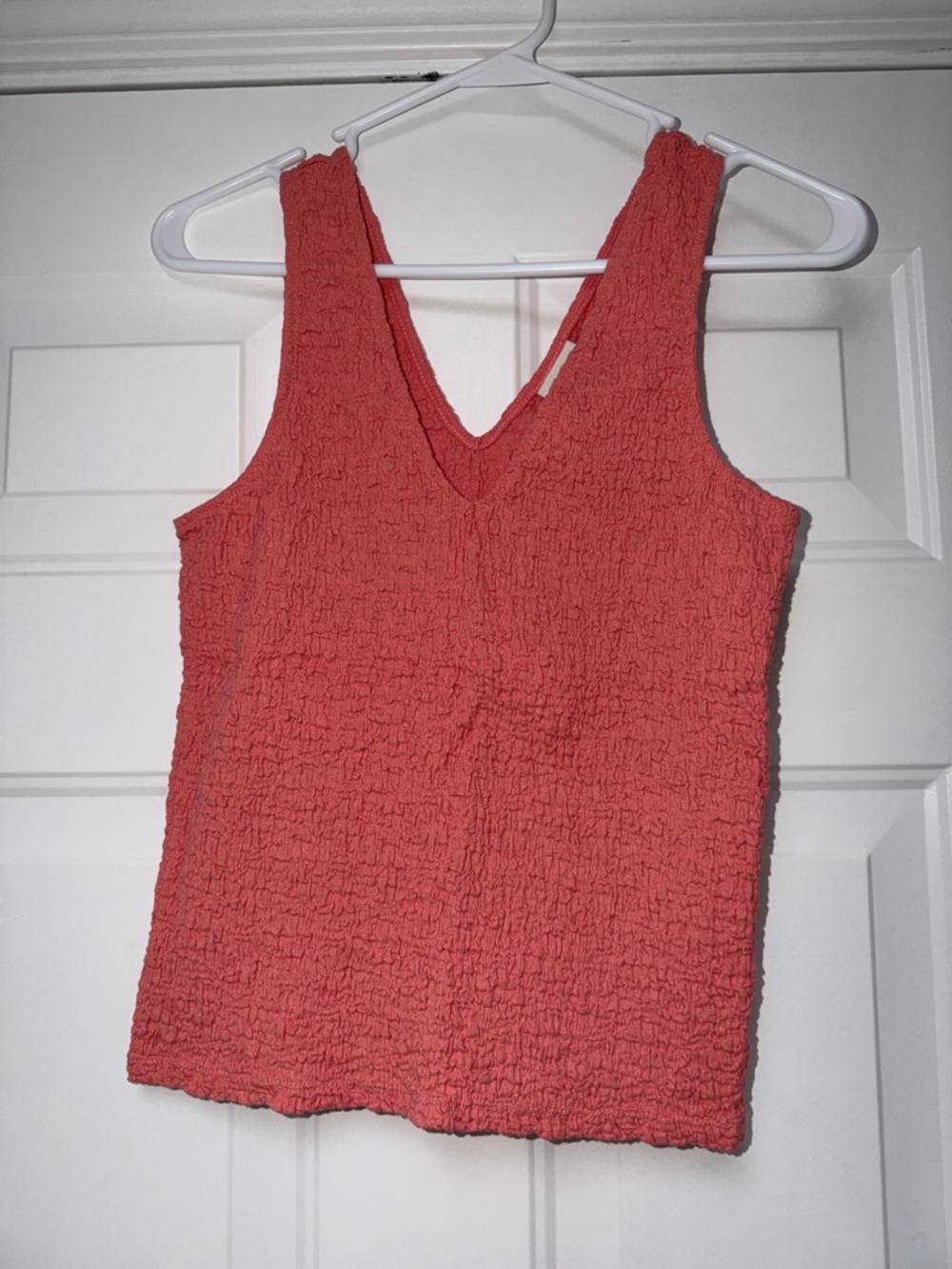 a new day Coral Textured V-Neck Tank